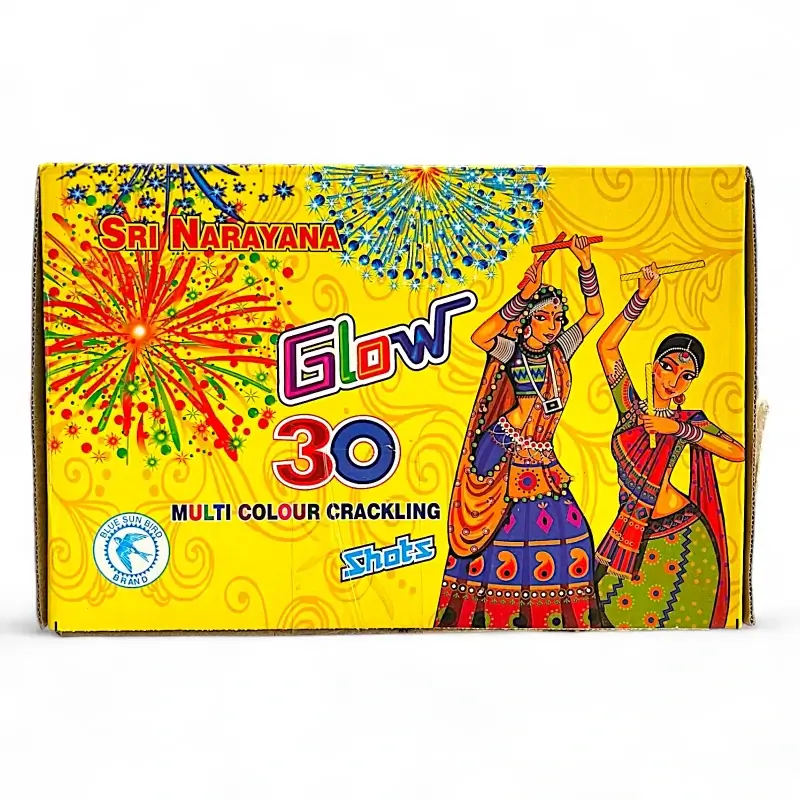 30 Shots Multicolor & Crackling (Narayana Brand)