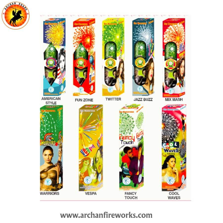3.5 inch colors & crackling  mix Premium