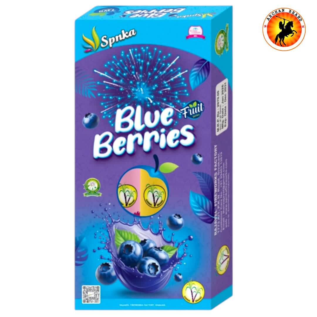 Blue Berries Sky Shot Aerial Fireworks Sivakasi