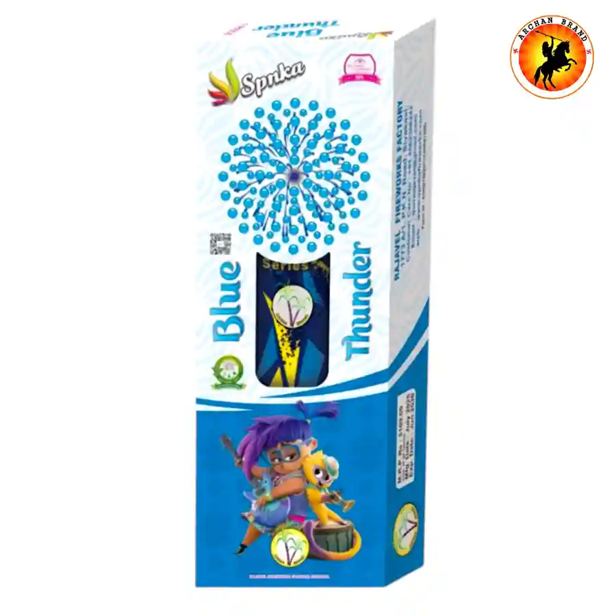 Blue Thunder 5 inch Sky Shot Sivakasi Fireworks