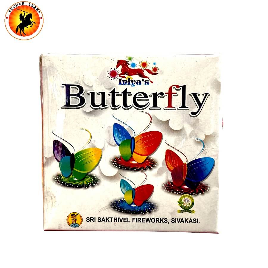 Dancing Butterfly  (10pc/box) - Diwali crackers, buy online, 2025 crackers, sky shot crackers, sparklers online