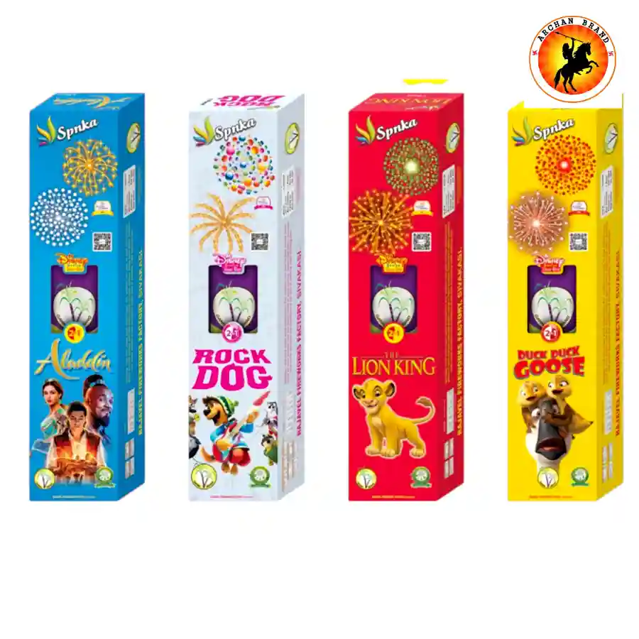 Disney Series Double Ball Aerial Crackers Sivakasi