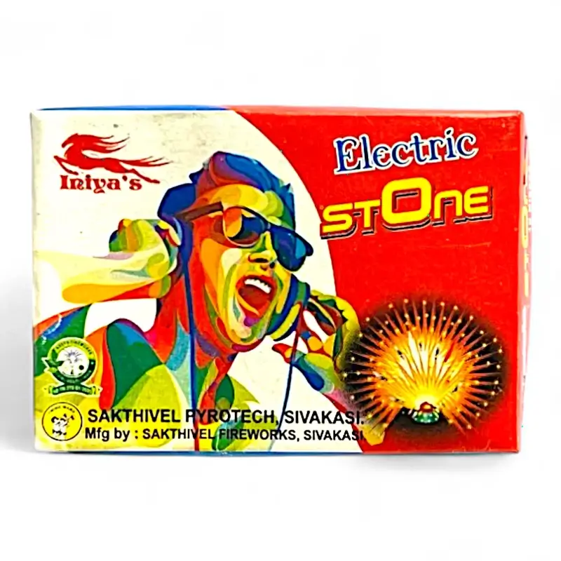 Electric  Stone (10pc/box) - Diwali crackers, buy online, 2025 crackers, sky shot crackers, sparklers online