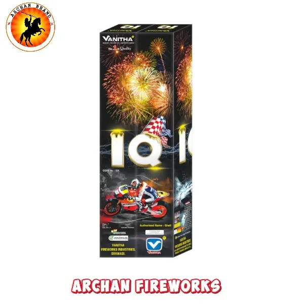 IQ premium sky shot by Vanitha Fireworks exploding in the sky.