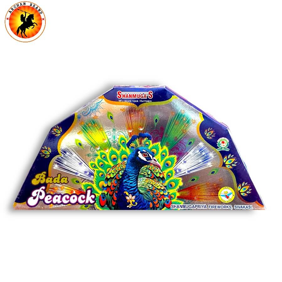 Mega Bada Peacock ( Red + Green+ Crackling)