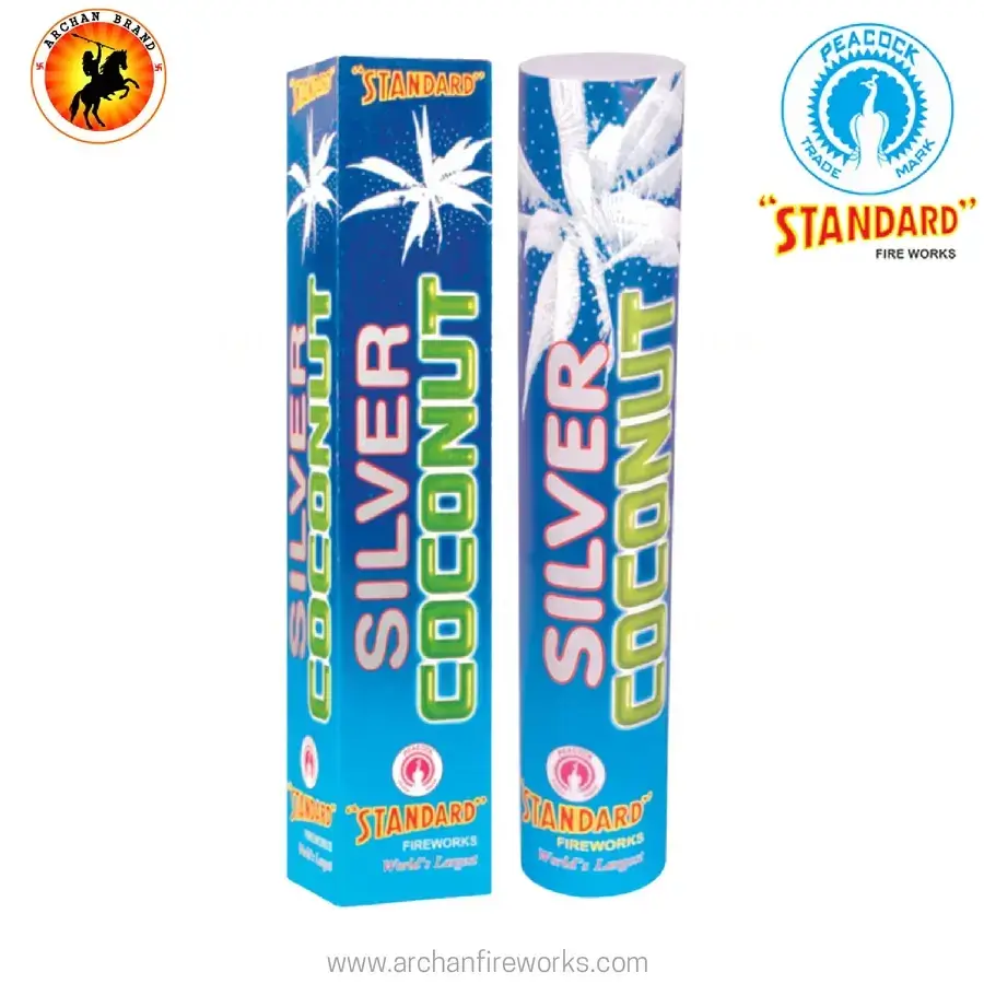 Silver Coconut - Diwali crackers, buy online, 2025 crackers, sky shot crackers, sparklers online