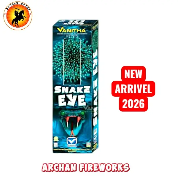 SNAKE EYE ( 8 inch sky shot ) - Diwali crackers, buy online, 2025 crackers, sky shot crackers, sparklers online